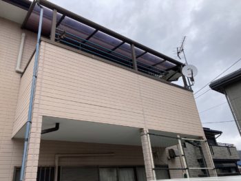 ピンクベージュの外壁塗装で一新！伊豆の国市南條