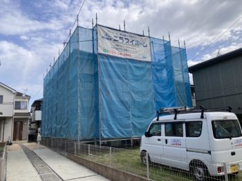 ピンクベージュの外壁塗装で一新！伊豆の国市南條