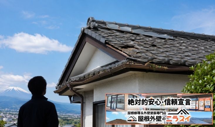 伊豆の国市で屋根修理が必要なサインとは?瓦のズレ・板金浮き・雨漏り前の点検ポイント