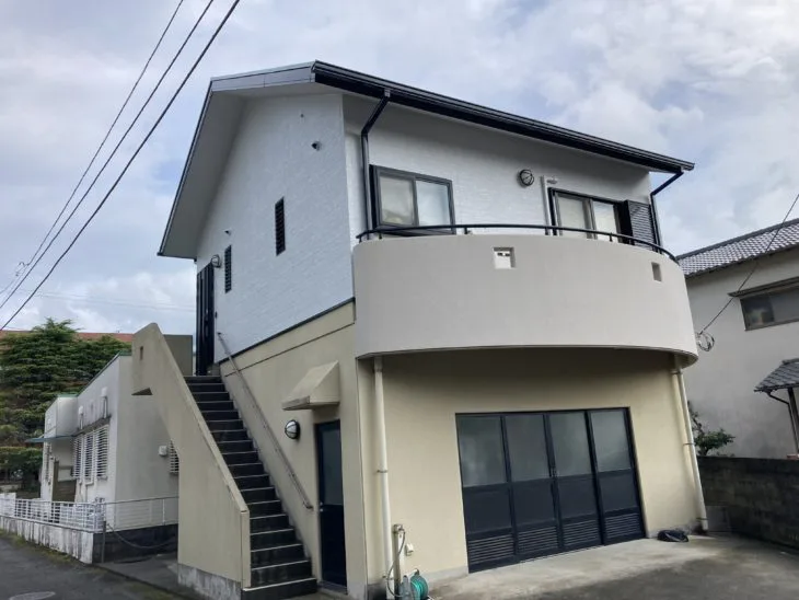 静岡県伊豆市の外壁塗装工事ニラスイの外壁屋根塗装の施工後写真