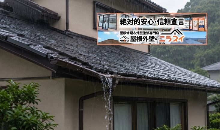 三島市で雨樋修理を放置するとどうなる？台風前に確認したい破損・詰まり・歪み